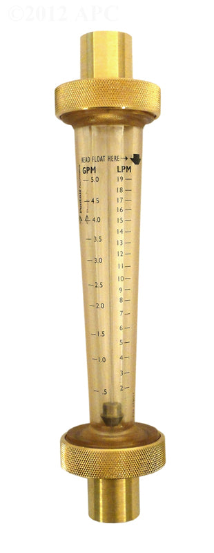 .75" FLOWMETER BRASS SWEAT END