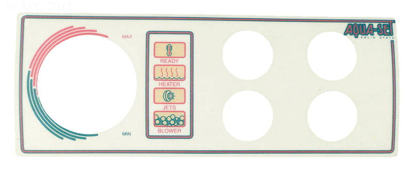 4 BUTTON FACE PLATE