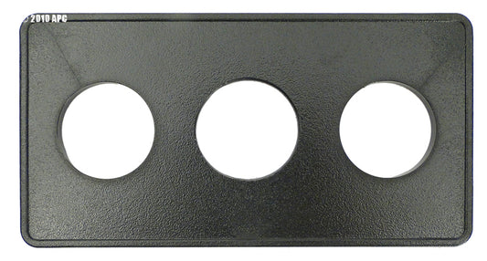 DECKPLATE ONLY, 3 HOLE PANEL