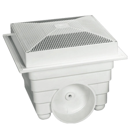 LAWSON 12"X12" SUMP AND GRATE WHITE