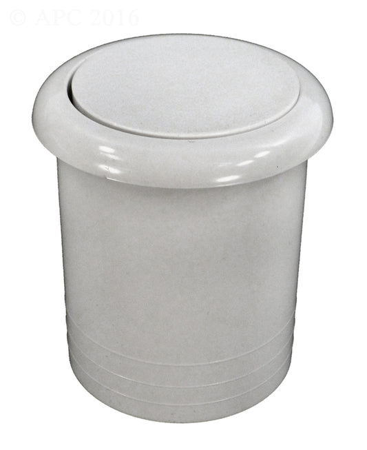 AIR BUTTON ECON FLUSH WHITE