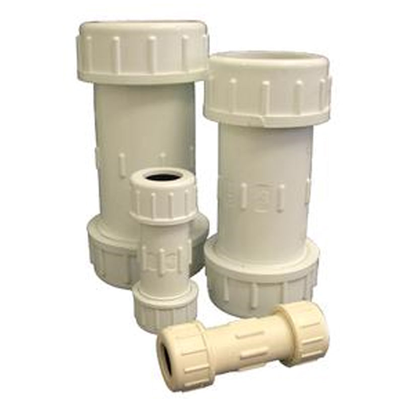 1" PVC COMPRESSION COUPLING
