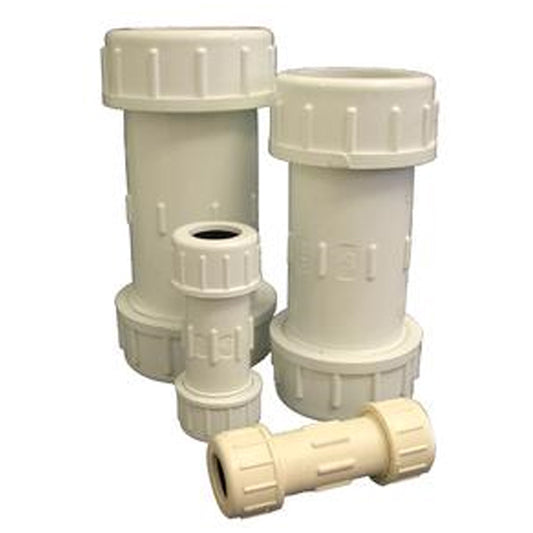 2" PVC COMPRESSION COUPLING