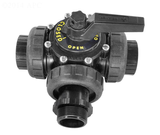 1.5" FPT X FPT X MPT 3 PORT VALVE