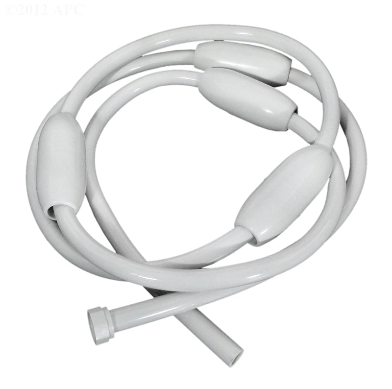 FEED HOSE WITH FLOATS, WHITE