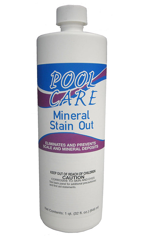 1 QT. MINERAL STAIN OUT