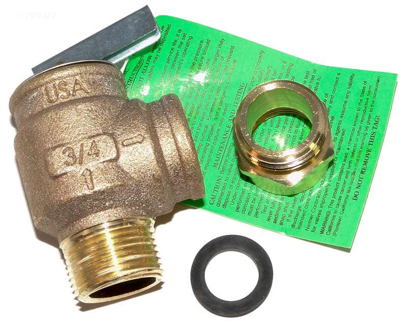Press Relief Valve Kit, 75 PSI, Polymer Model All