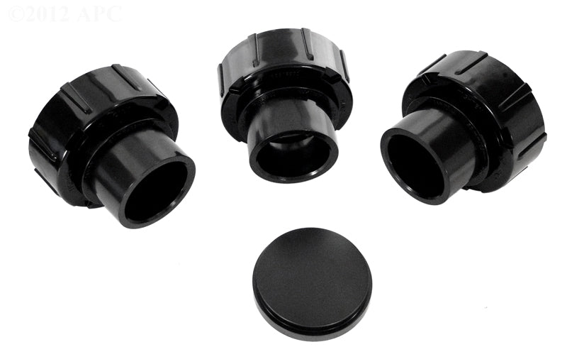 TAILPIECE, CAP & UNION NUT SET