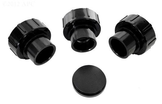 TAILPIECE, CAP & UNION NUT SET