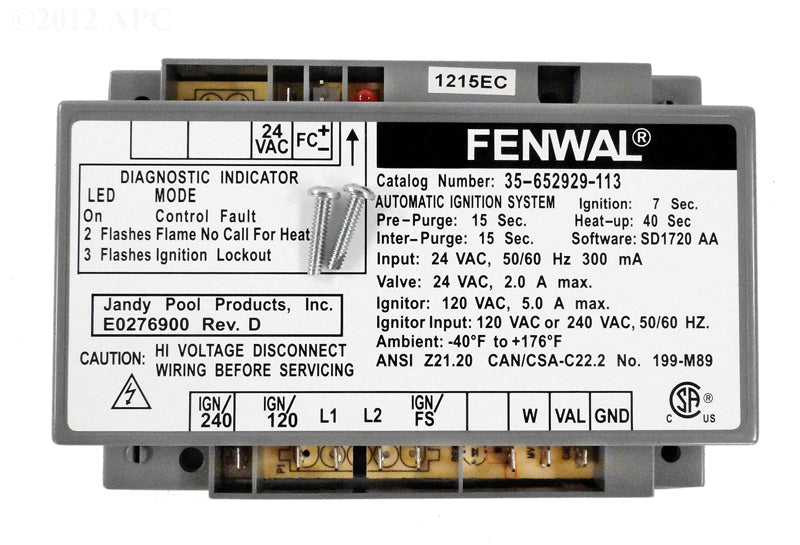 Ignition Control Model All