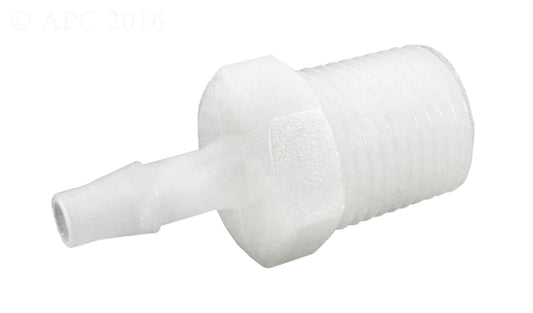 BARB FITTING 1/8" PLASTIC