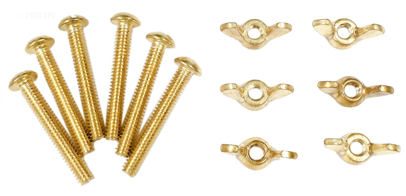 RAINBOW#155BRASS NUT/BOLT