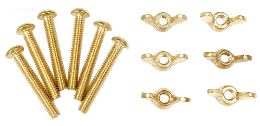 RAINBOW#155BRASS NUT/BOLT