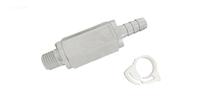 CHECK VALVE, PVC INJ. 1/4