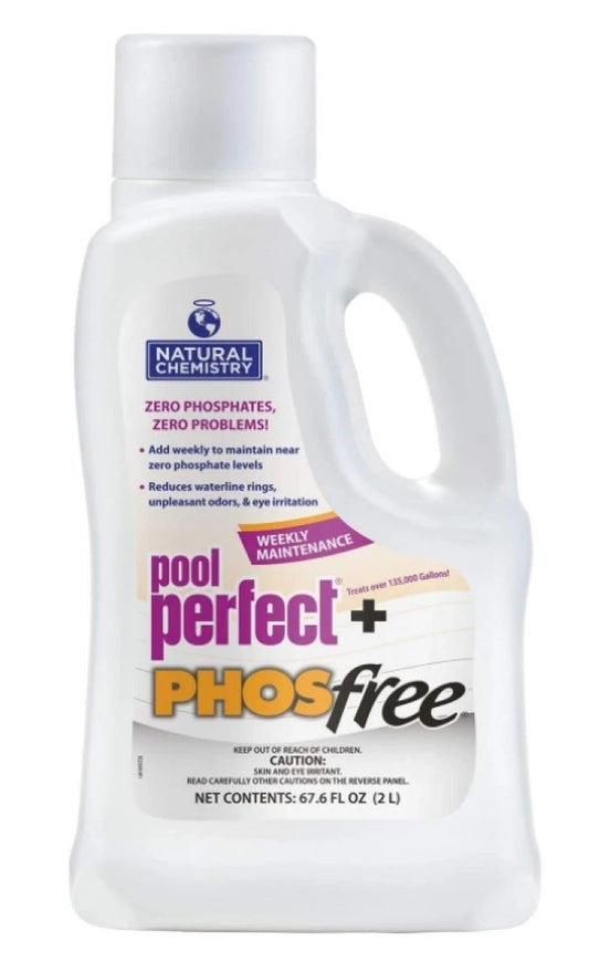 Natural Chemistry Pool Perfect Phosphate Remover, 2 L Bottle | 15235NCM