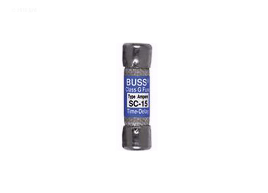 FUSE 15AMP SC SERIES SLOW BLOW