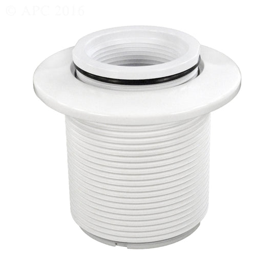 2" INLET FITTING GUNITE WHITE