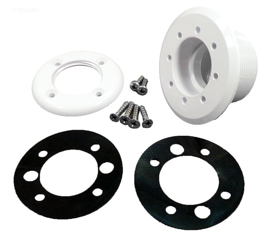 WALL FITTING VINYL FIBERGLASS WHITE 1.5" FPT