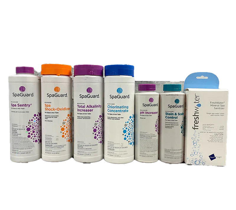 Spa Start up Kit Chlorine Chemicals SpaGuard