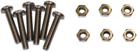 SCREW W/NUT 6 PER SET