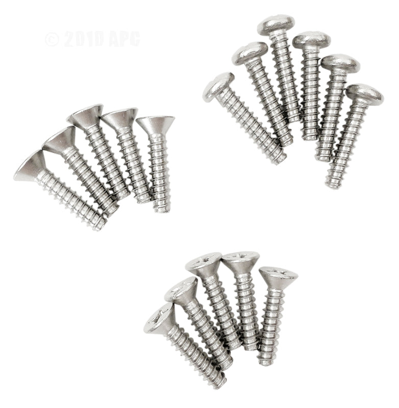 STD SKIMMER SCREW SET (8 PER)