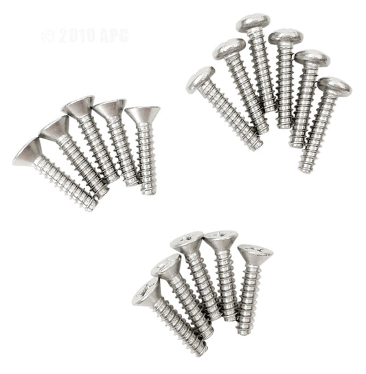 STD SKIMMER SCREW SET (8 PER)