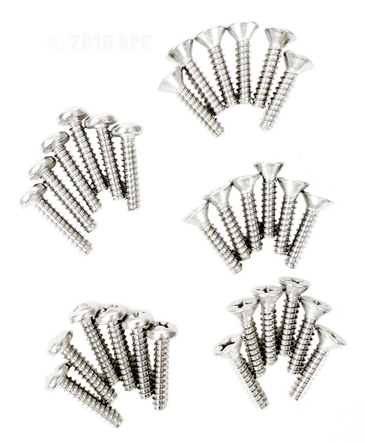 WIDE MOUTH SCREW SET (22 PER)