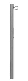 STANCHION W/ ONE EYEBOLT