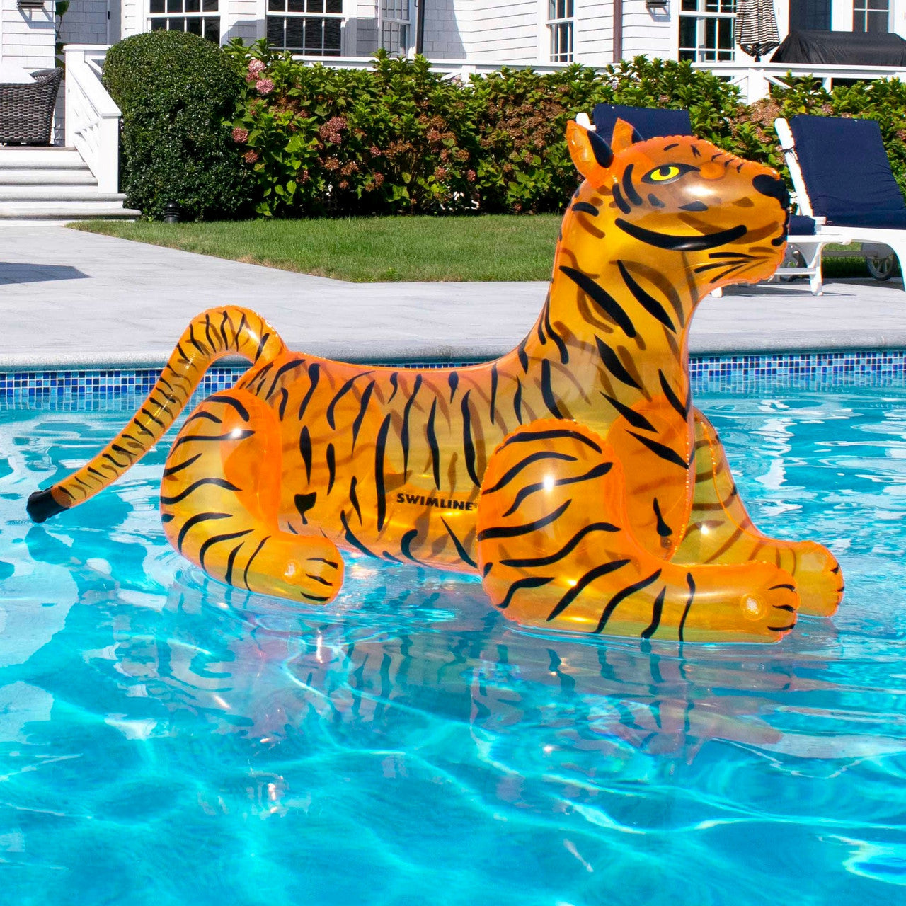 Swimline Safari Series Giant Tiger Ride-On Pool Float | 90718