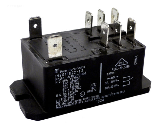 RELAY DPDT 30A 12VDC COIL
