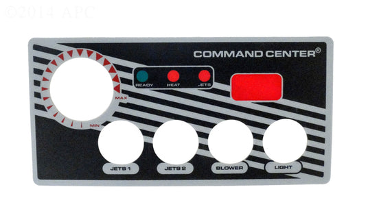 LABEL FOR 4 BUTTON TOPSIDE CONTROL