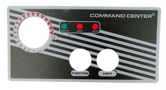 LABEL FOR 2 BUTTON TOPSIDE CONTROL