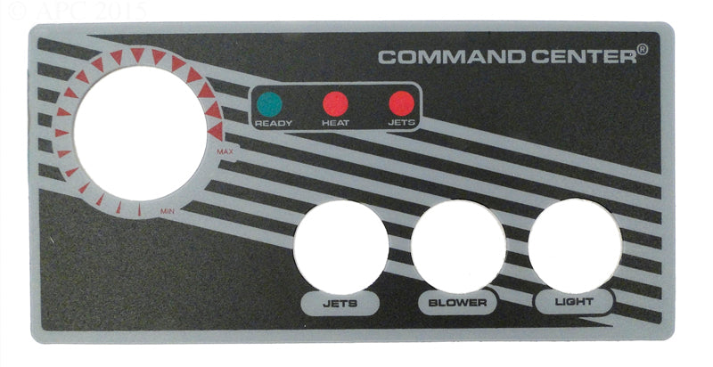 LABEL FOR 3 BUTTON TOPSIDE CONTROL