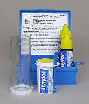 CHLORINE FAS/DPD DROP TEST KIT