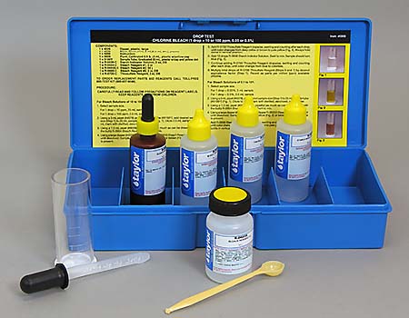 CHLORINE BLEACH TEST KIT