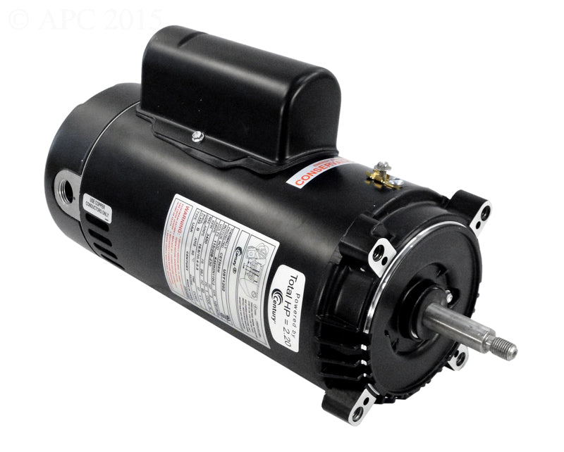 MOTOR-FLANGED SHAFT 1.5 HP 2-SPEED 230V