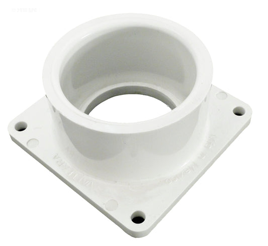 1.5" SKT PVC VALVE FLANGE WHITE
