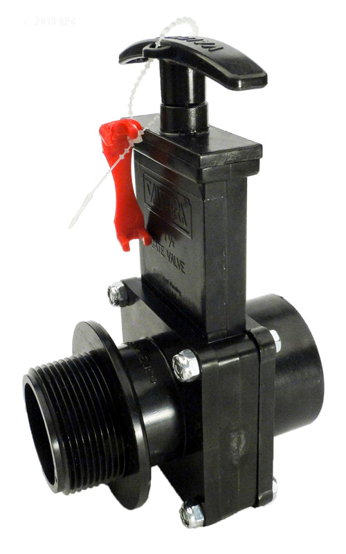 1.5" FPT X MPT ABS GATE VALVE
