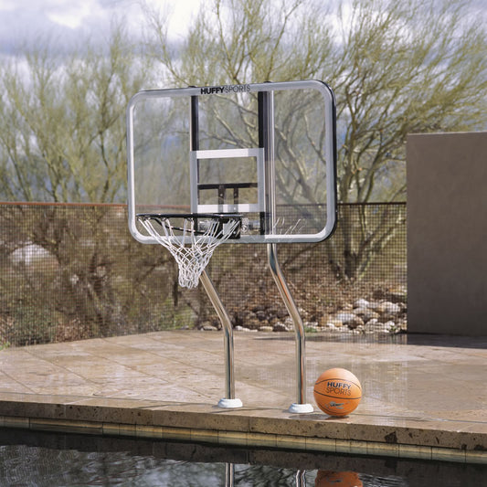 BASKETBALL SET W/6" BRZ STANCHION