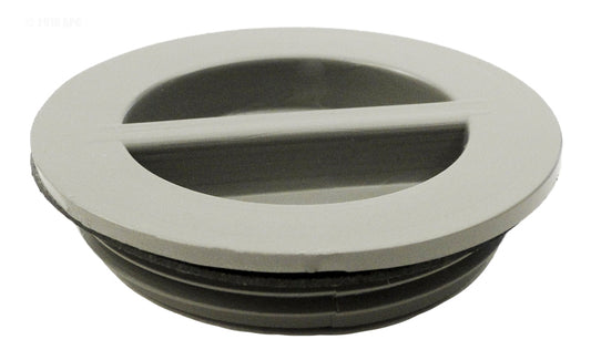 FLUSH PLUG 1 1/2" W/GASKET-GRY