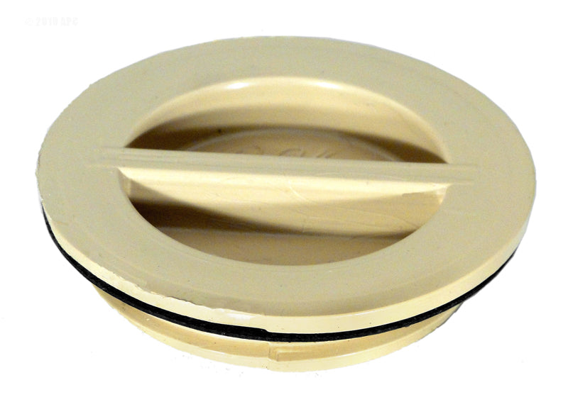 FLUSH PLUG 1 1/2" WITH GASKET - BEIGE