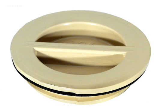 FLUSH PLUG 1 1/2" WITH GASKET - BEIGE
