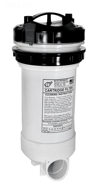 2" T/L FILTER W/BYPASS, 50SQ FT, FLO TUBE