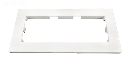 WIDE MOUTH TRIM PLATE WHITE