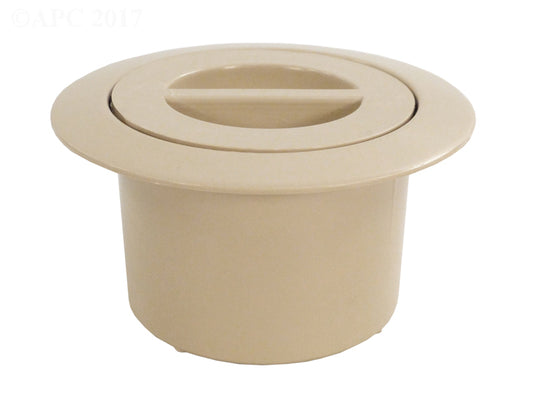 FLANGE AND PLUG ASSY. BEIGE