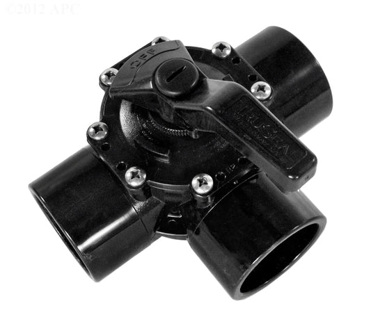 2" CPVC 3 WAY DIVERTER VALVE TRUSEAL WATERWAY
