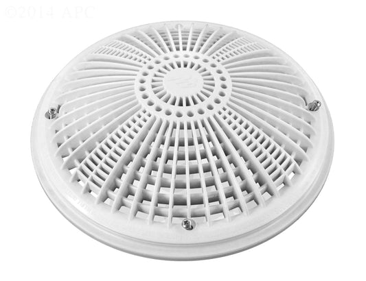 10" RD TRU FLO AV COVER & FRAME WHITE