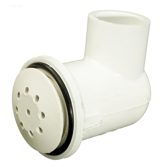 TOP-FLO AIR INJECTOR, 1/2"ELL - WHITE