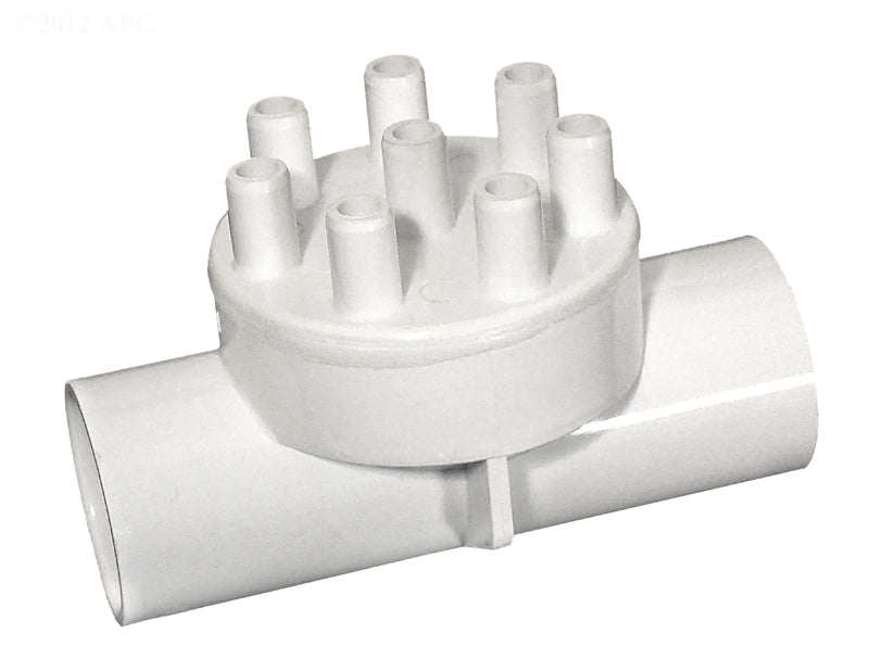 AIR MANIFOLD ASSY 1"S X 1"S X (8)3/8"S BARB