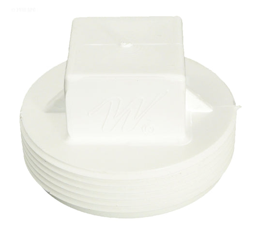 2" NPT PLUG - WHITE